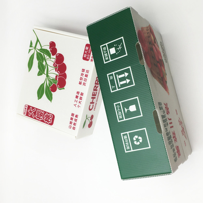 Ketahanan Kelembaban Makanan Beku Karton Bergelombang PP Box HD Printing Honeycomb